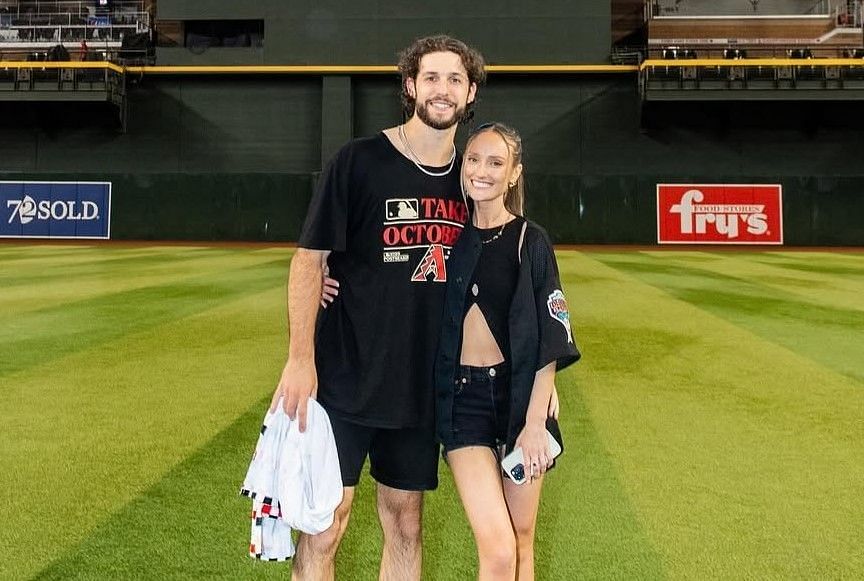 Zac Gallen and Elise Loughran Pictures